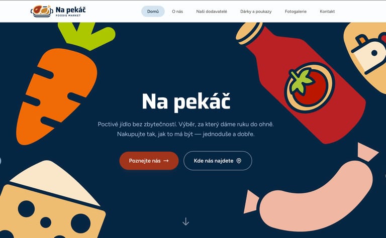 Na pekáč